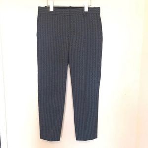 Theory zigzag weave trousers